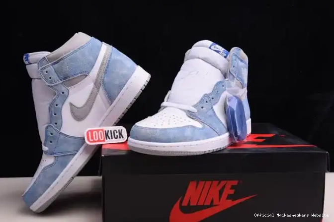 Official Maikesneakers Jordan Hyper Royal OG High 555088-402 1 Retro 0519